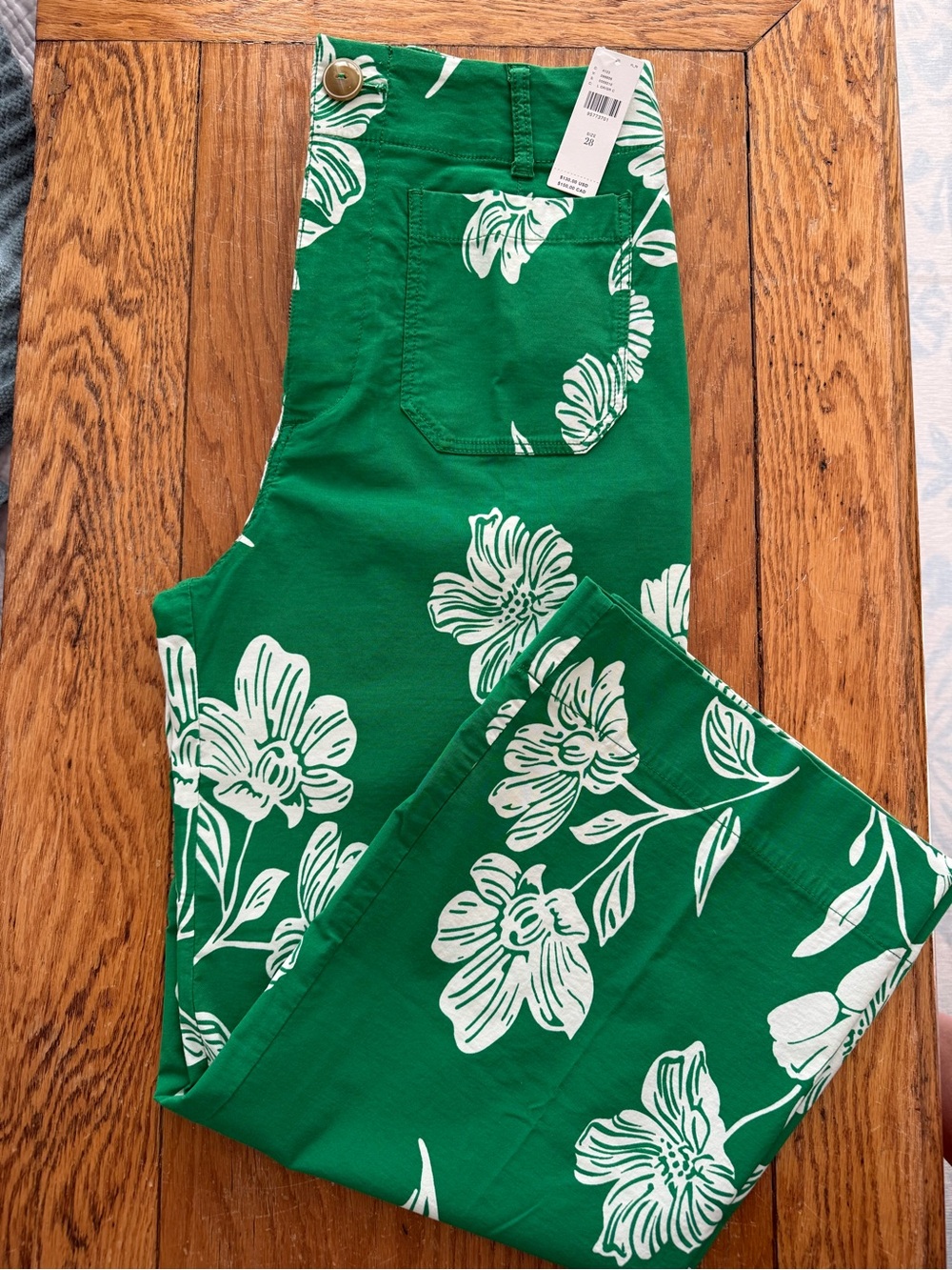 Maeve Colette crop pant size 28 NWT - Picture 4 of 5